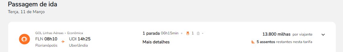 smiles passagens