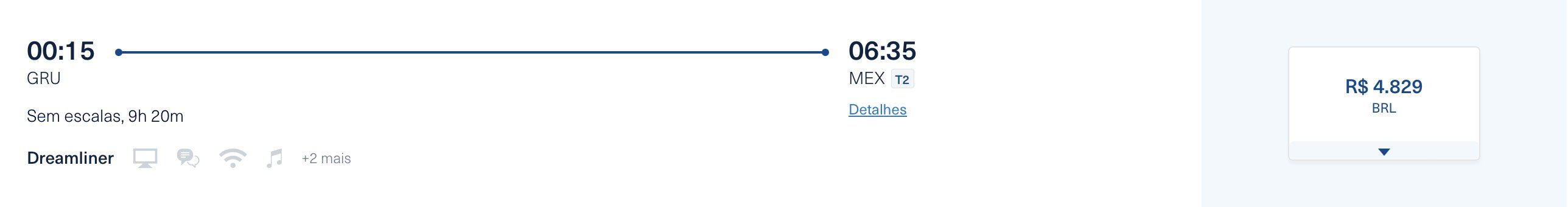 Aeromexico frequência