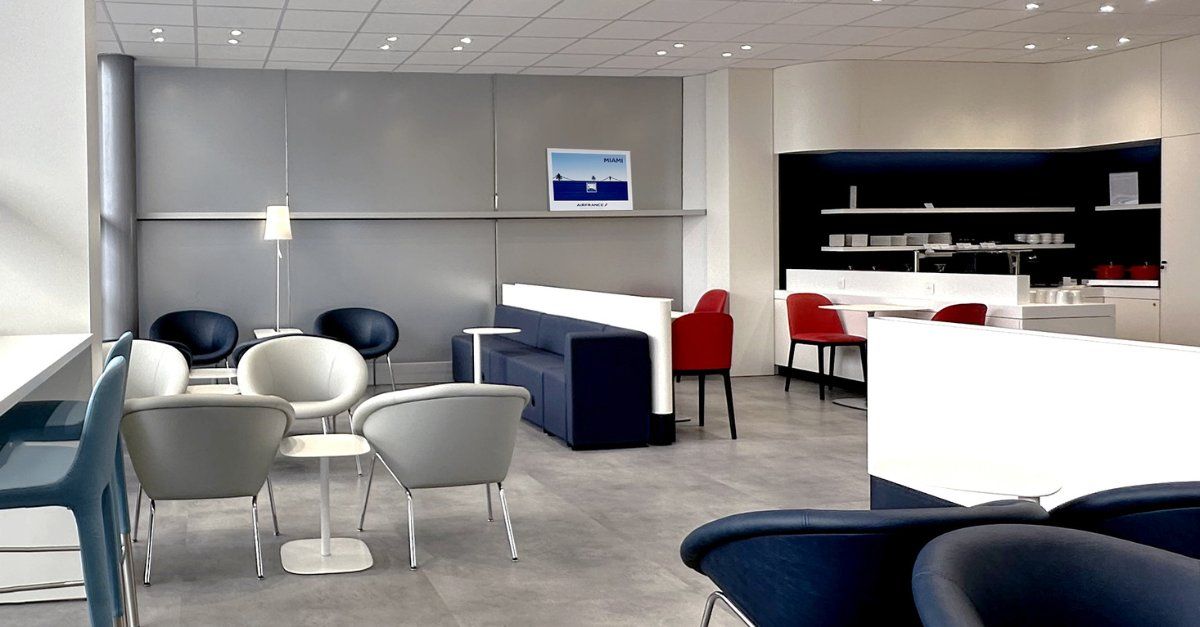 Sala VIP da Air France em Caiena