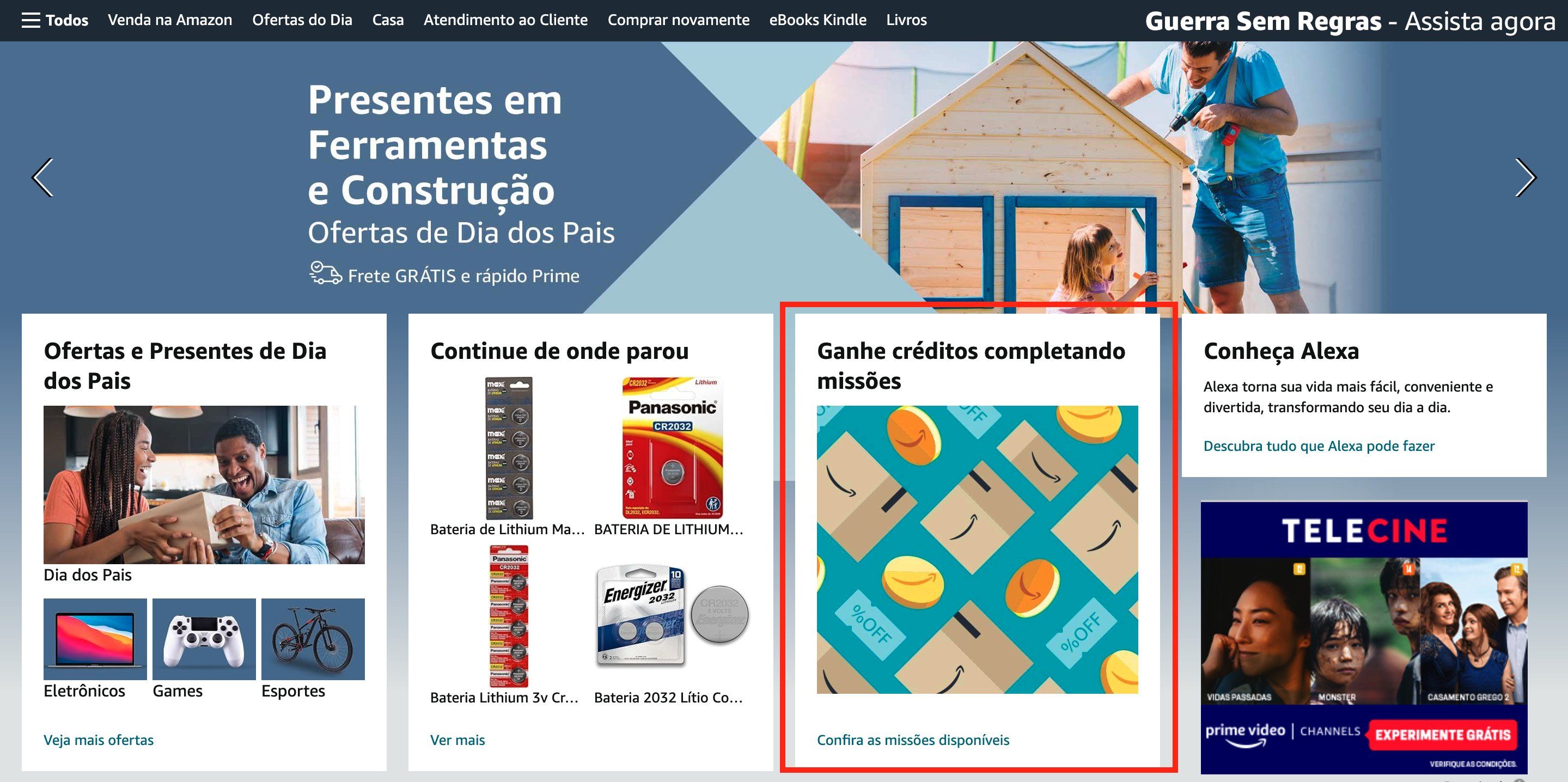 Amazon promoção