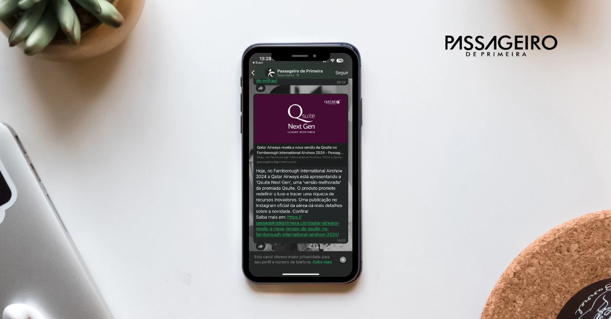 Passageiro de Primeira WhatsApp