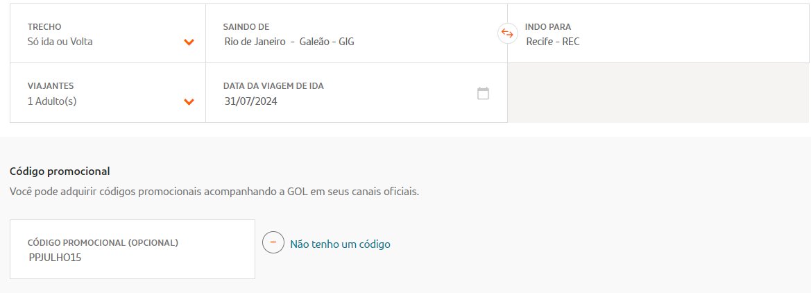 voos 31 de julho