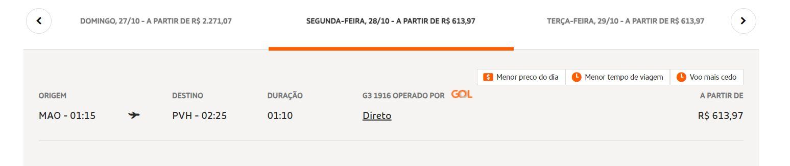 GOL manaus 