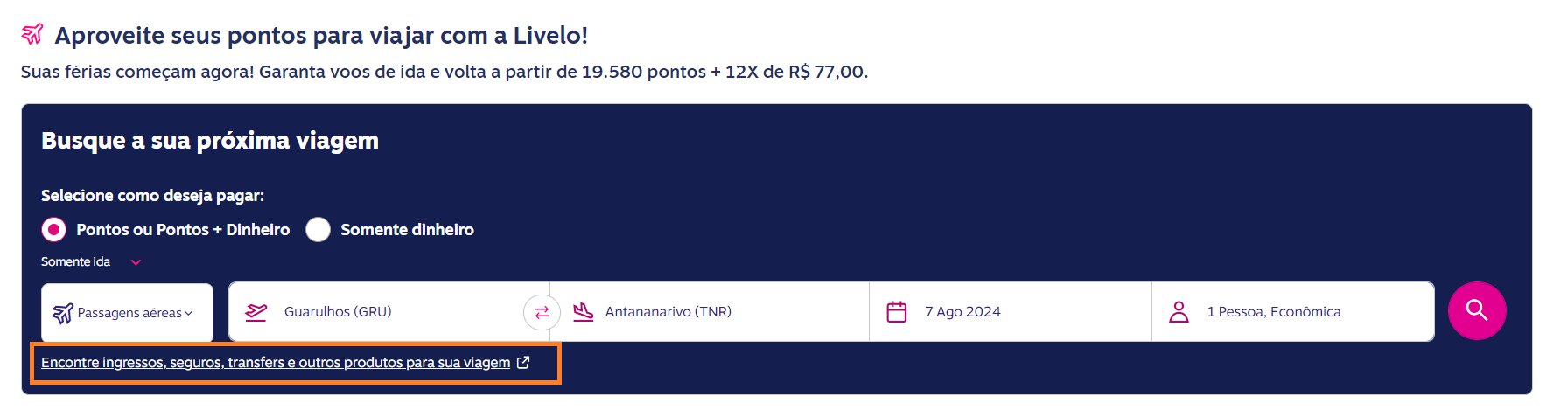 livelo decolar