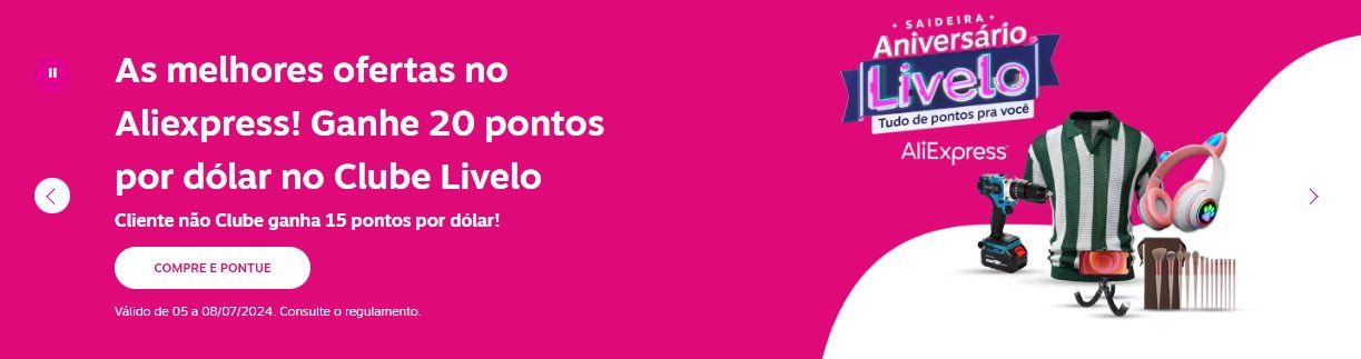 AliExpress compre e pontue