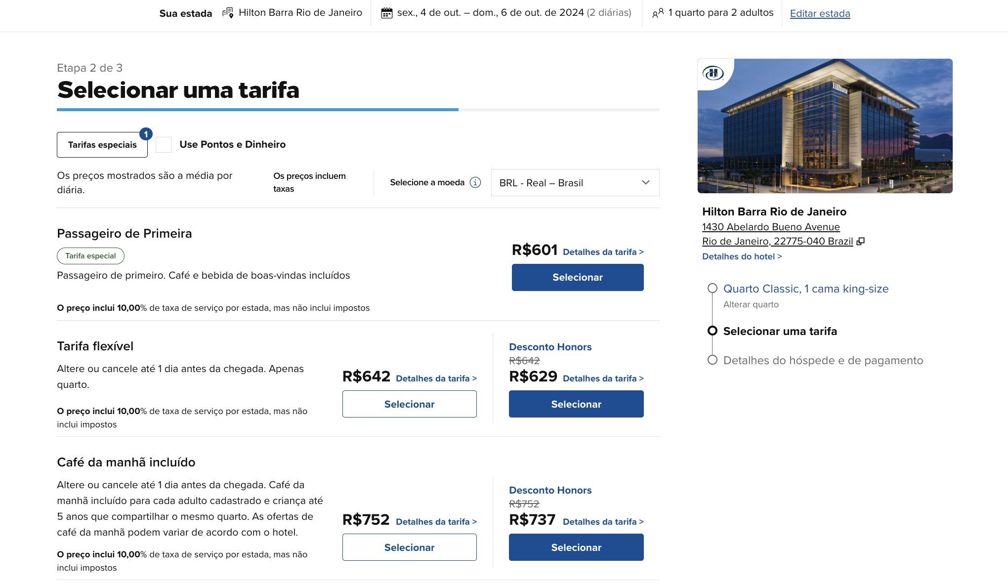 desconto Hilton