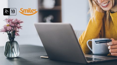 PP 13 anos! Shopping Smiles oferece até 10 milhas por real gasto em produtos da Casas Bahia