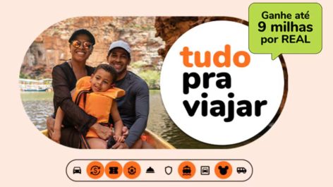 Smiles oferece até 9 milhas por real gasto em cruzeiros, passeios, transfers e câmbio