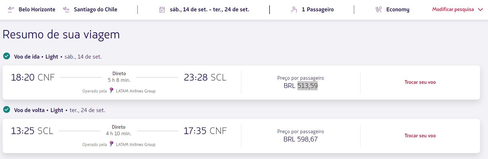 latam chile