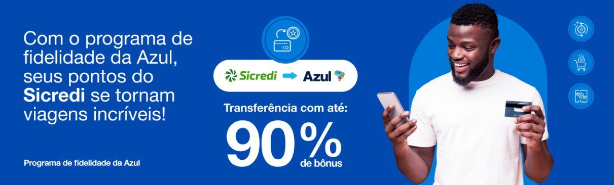 Azul Fidelidade Sicredi