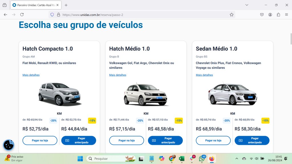 unidas itau azul