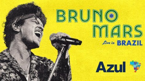 Come to Brazil! Camarote do Bruno Mars por apenas 50.000 pontos Azul!