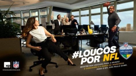 Promoção da XP levará 10 pessoas para assistir ao 1° jogo da NFL no Brasil