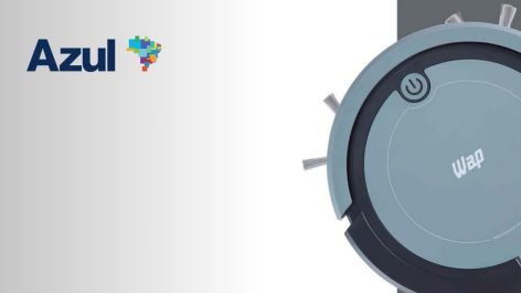 Corra! Aspirador de Pó Robô Wap por apenas 15.000 pontos Azul
