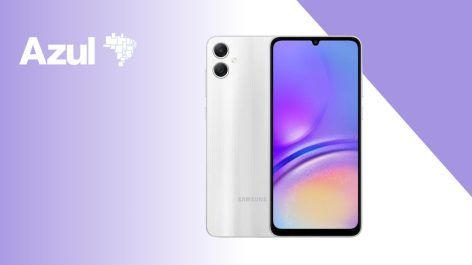 Oportunidade! Resgate um Smartphone Samsung Galaxy A05 128GB por apenas 25.000 pontos Azul