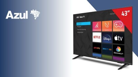 Oportunidade! Resgate uma Smart TV 43