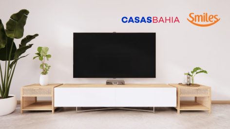 Shopping Smiles prorroga oferta de até 22 milhas por real gasto em Smart TV's na Casas Bahia