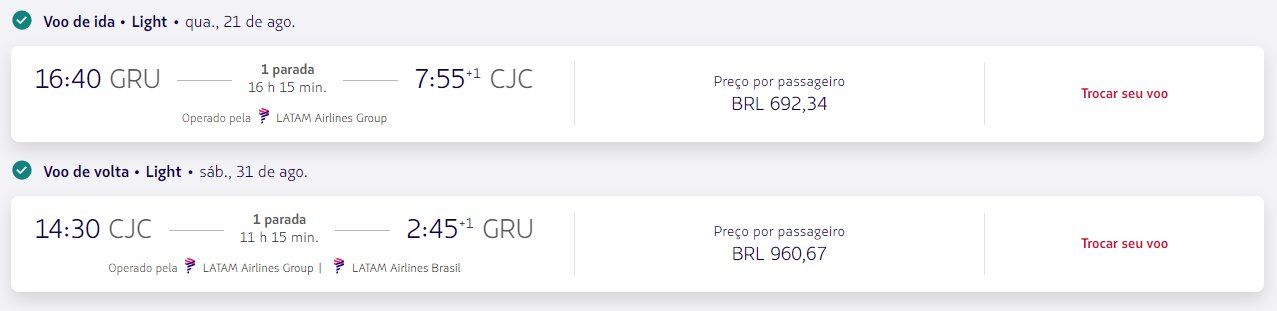 promoção latam passagens
