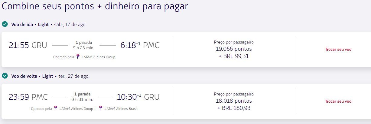 latam passagens promoção