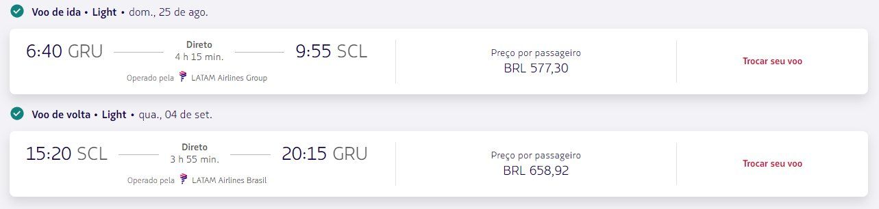 latam passagens promoção