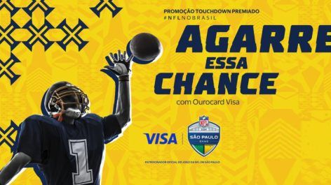 Campanha do Ourocard Visa vai sortear 30 pares de ingressos para o jogo da NFL no Brasil