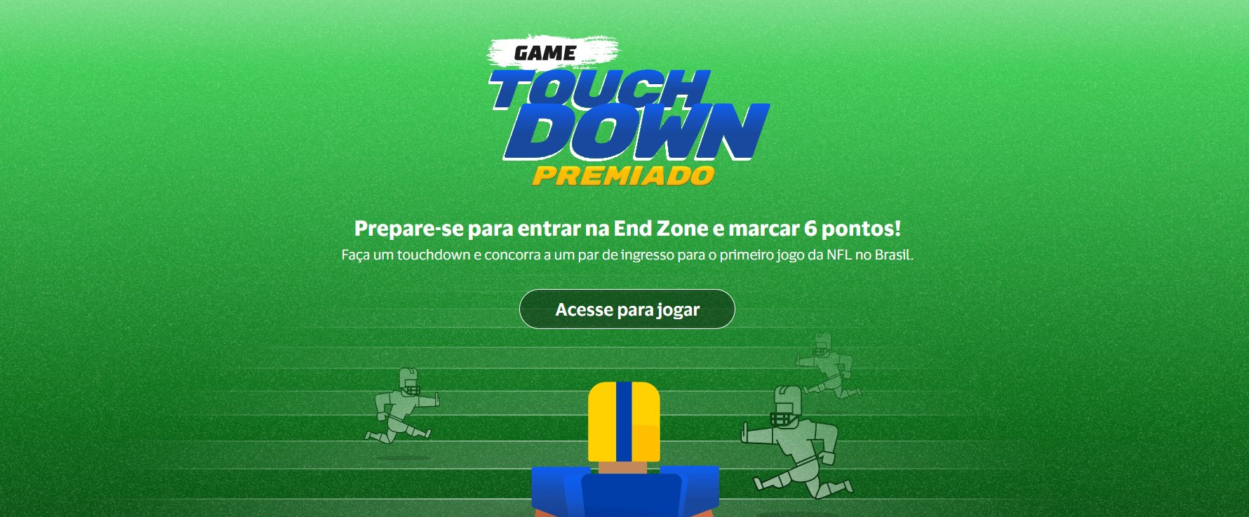 Game touchdown Ourocard Visa