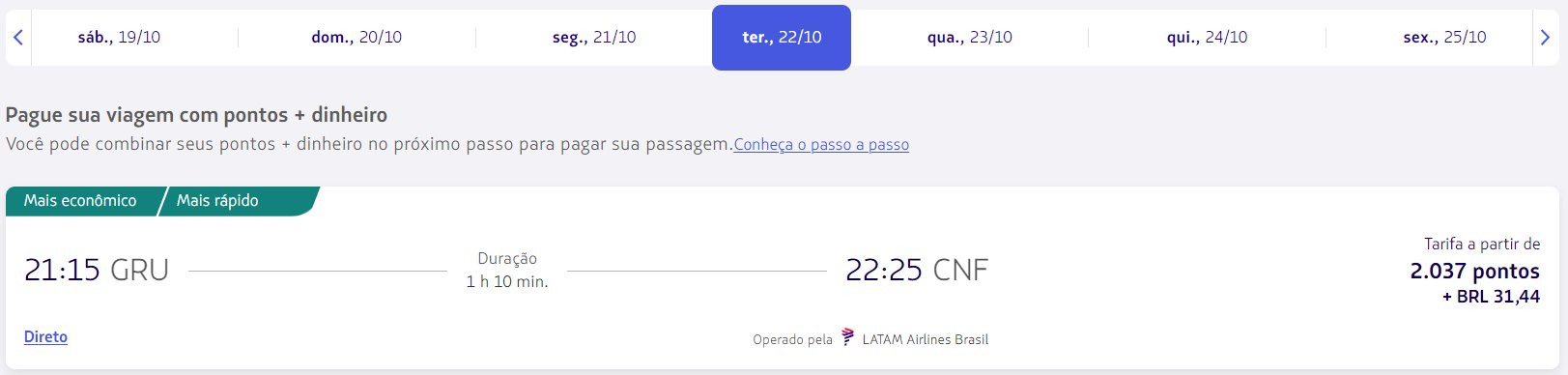 promoção passagens latam
