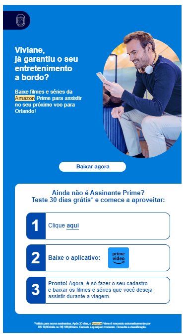 Azul cupom Amazon