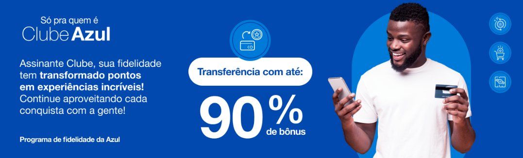 Azul transferências bônus