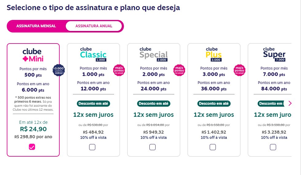 clube livelo