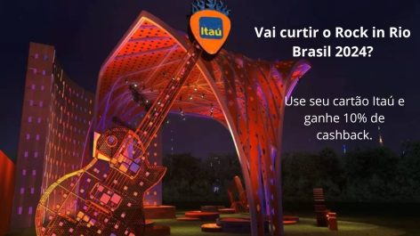 Itaú oferece 10% de cashback em compras durante o Rock in Rio