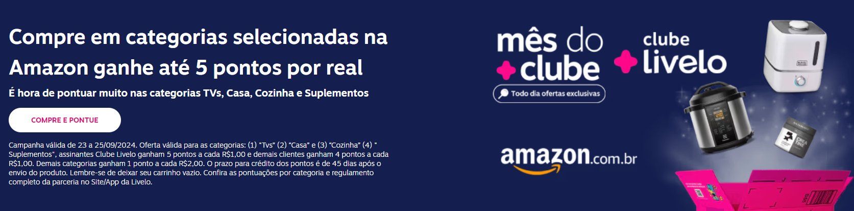 Amazon Livelo Pontos