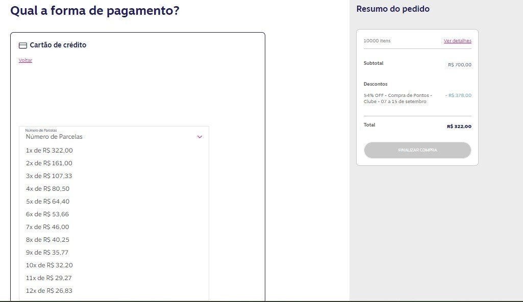 Livelo compra pontos