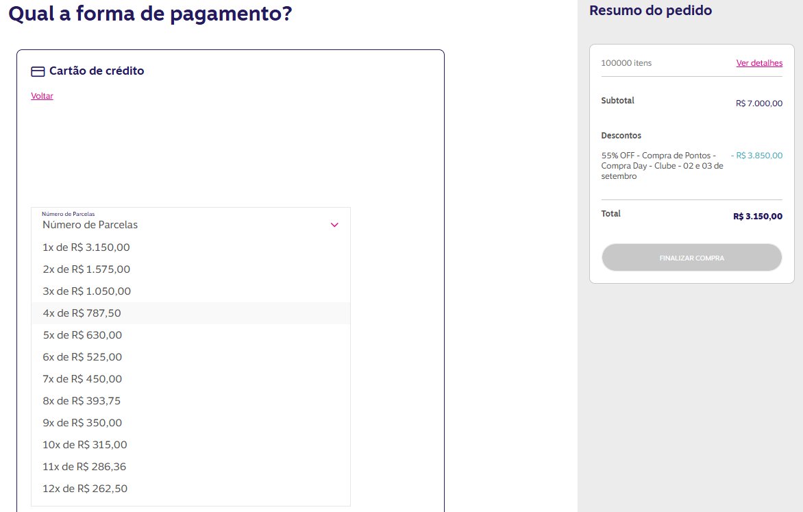 Livelo compra pontos