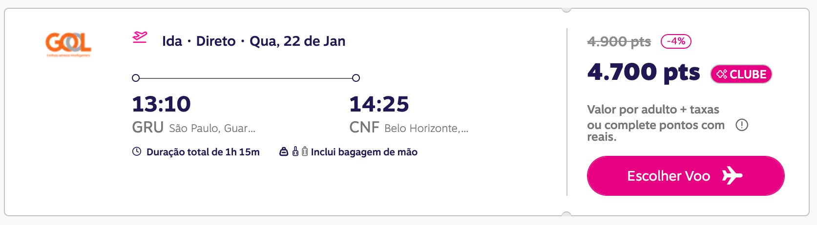 Clube Livelo pontos