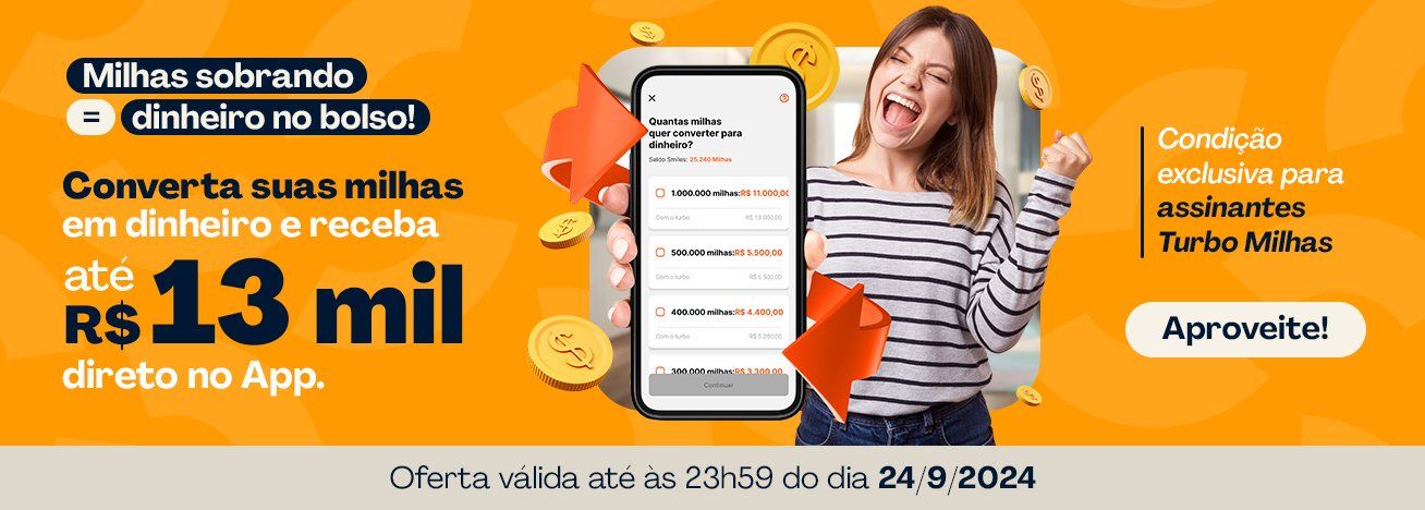 Pagol milhas dinheiro
