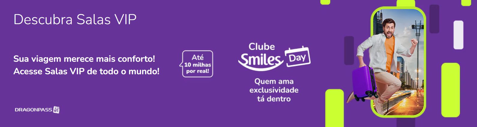 Smiles Salas VIP Milhas