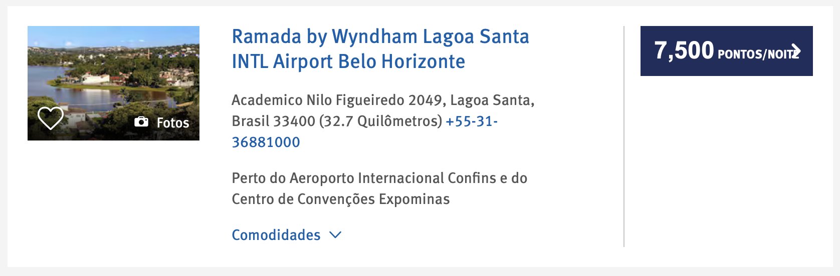 Wyndham Rewards pontos