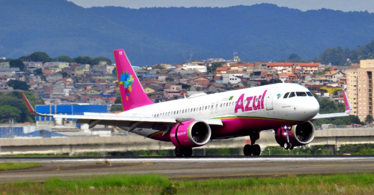 Azul voos verão