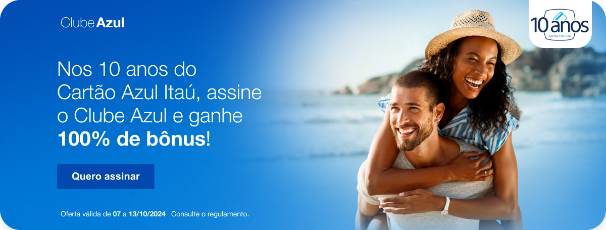 Clube Azul bônus