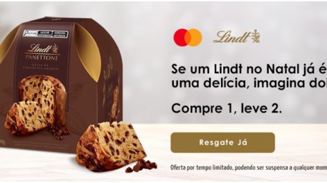Voltou! Compre um panetone da Lindt e ganhe outro com o Mastercard Surpreenda