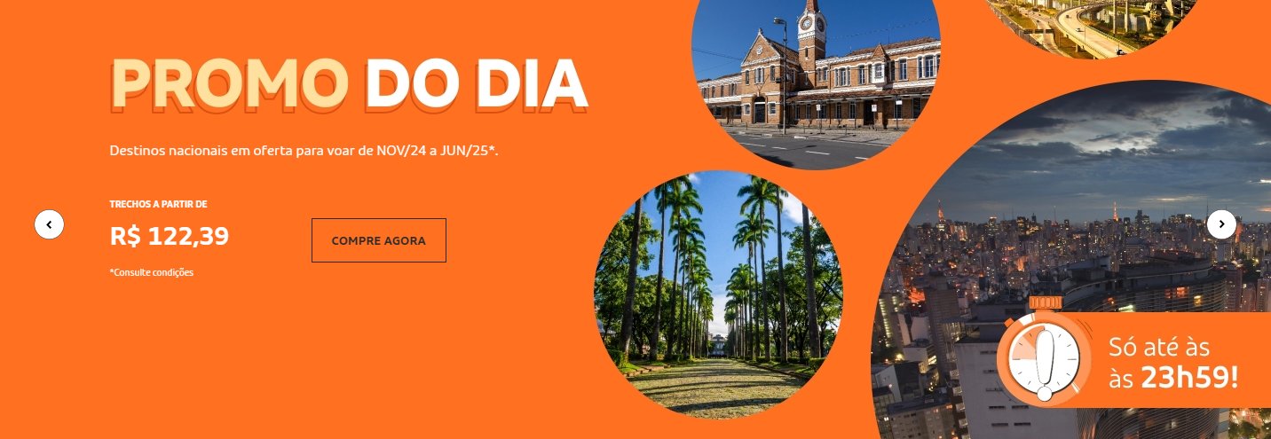 Passagens Gol nacionais