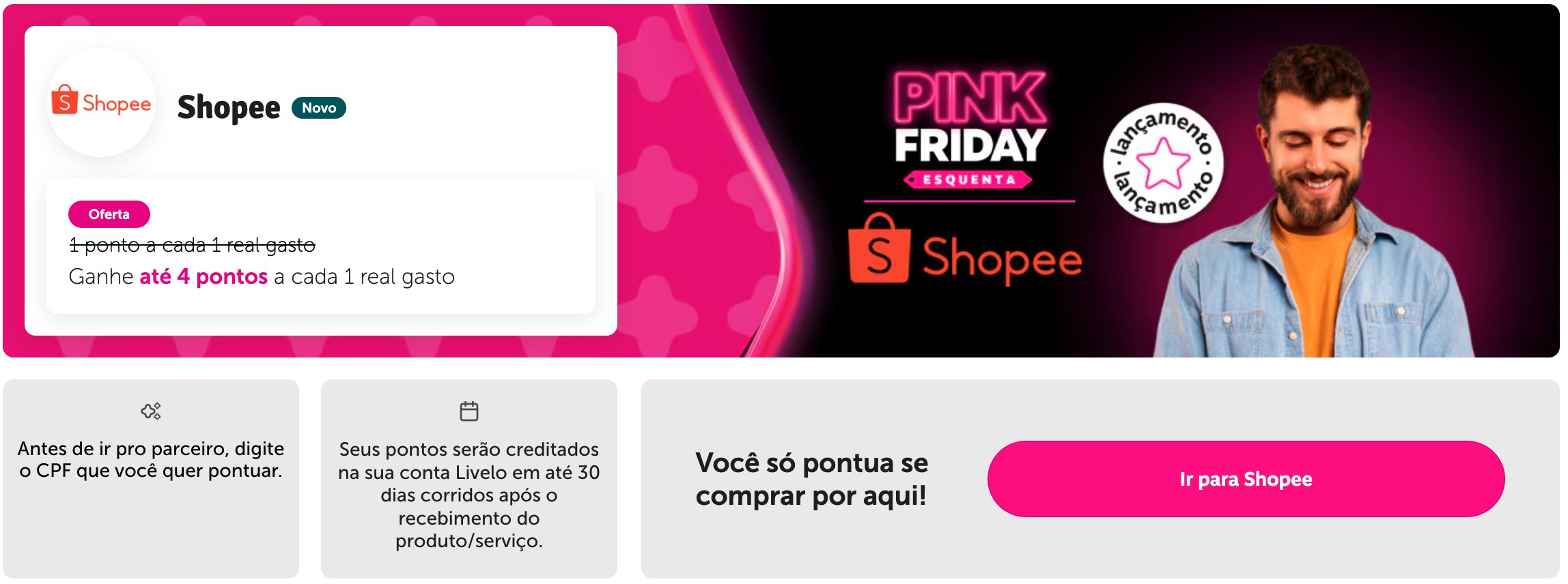 Livelo Shopee