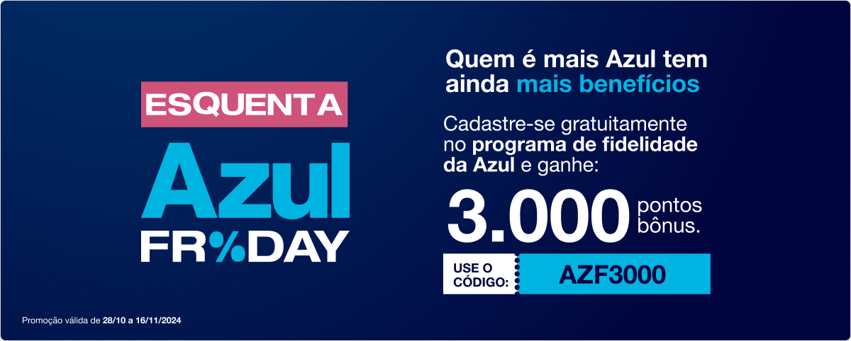 Azul pontos grátis