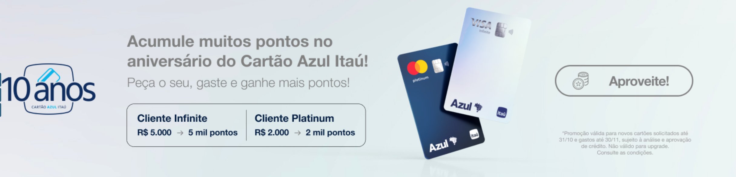 Cartão Azul Itaú