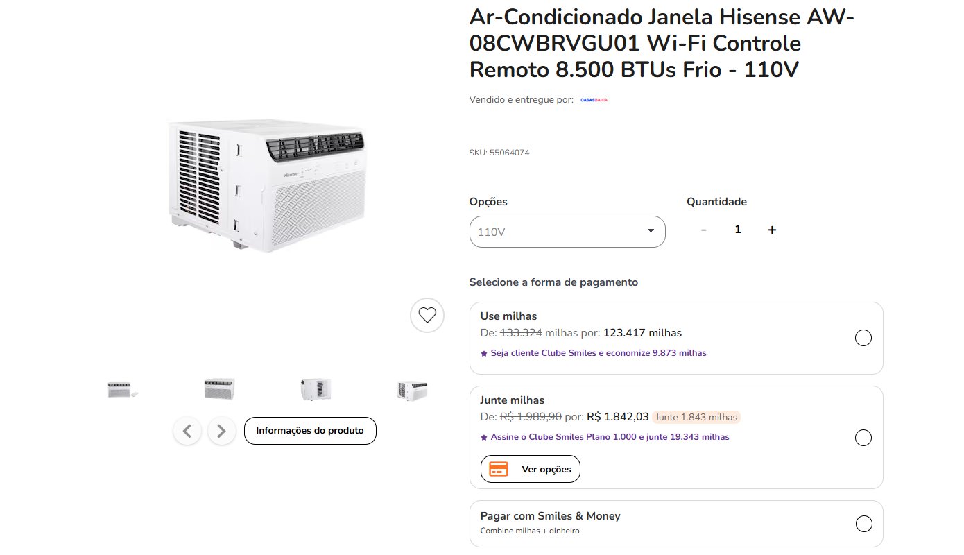 Shopping Smiles Casas Bahia