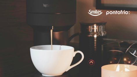 Shopping Smiles oferece até 15 milhas por real gasto em cafeteiras Nespresso vendidas pelo Pontofrio