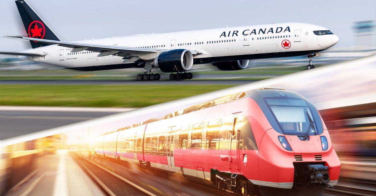 Air Canada conexão intermodal