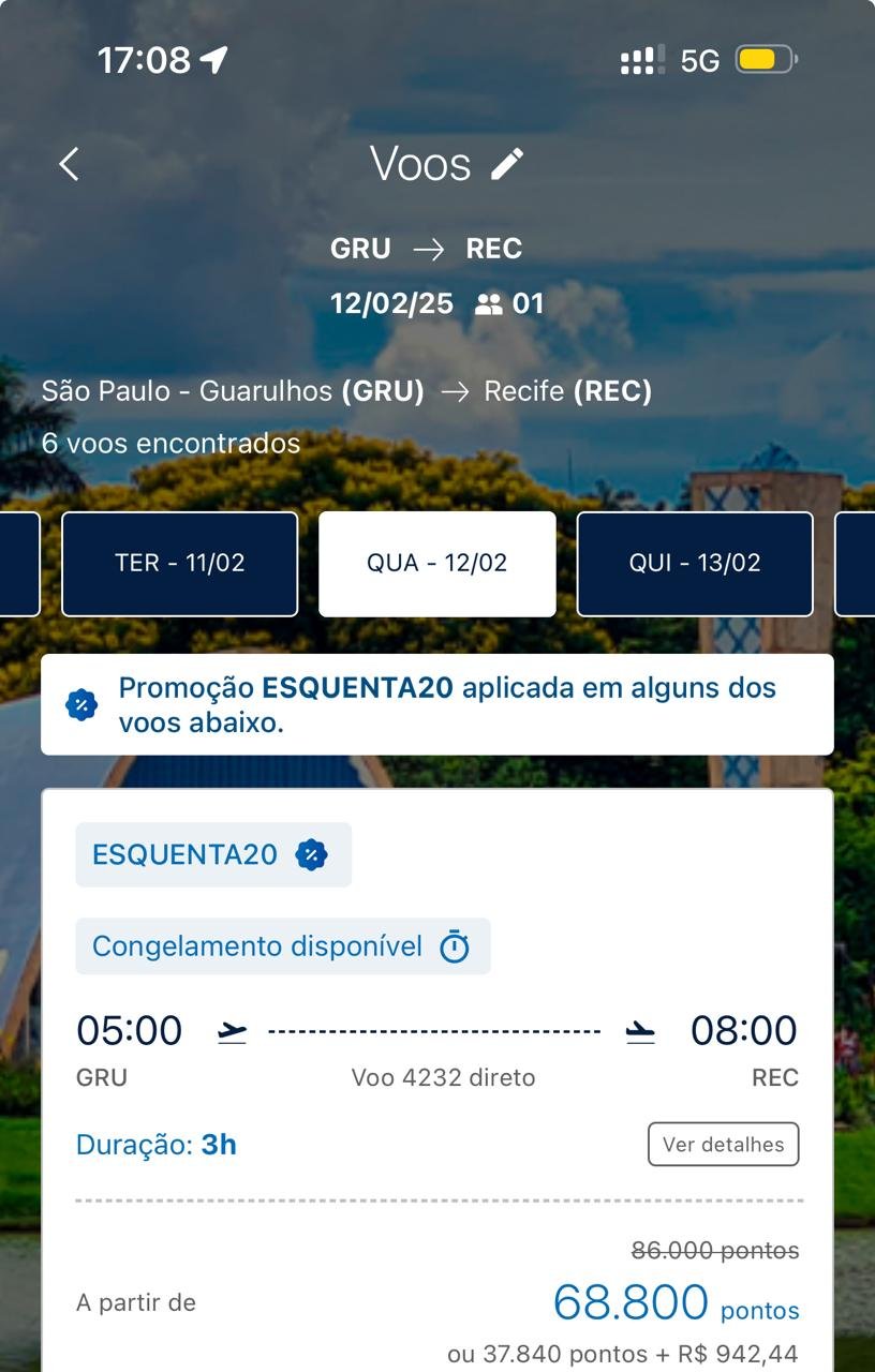 Passagens Desconto Azul