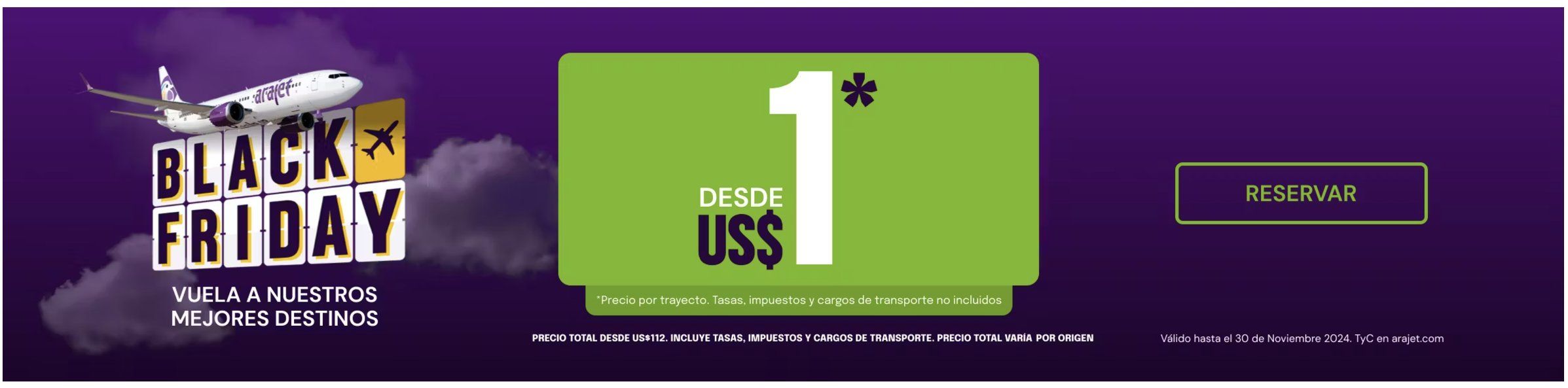 Arajet Black Friday